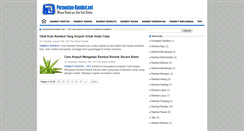 Desktop Screenshot of perawatan-rambut.net