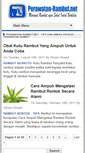 Mobile Screenshot of perawatan-rambut.net